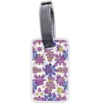 Stylized Floral Ornate Pattern Luggage Tags (One Side) 
