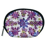 Stylized Floral Ornate Pattern Accessory Pouches (Medium) 