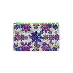 Stylized Floral Ornate Pattern Cosmetic Bag (XS)