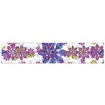Stylized Floral Ornate Flano Scarf (Small)