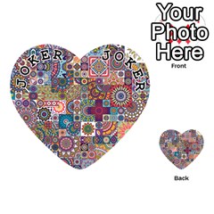 Ornamental Mosaic Background Playing Cards 54 (Heart)  from ArtsNow.com Front - Joker1