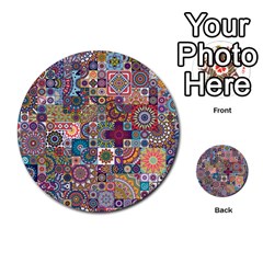 Ornamental Mosaic Background Multi Front 44