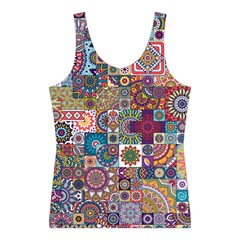 Ornamental Mosaic Background Women s Sport Tank Top  from ArtsNow.com Front