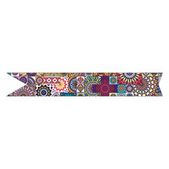 Ornamental Mosaic Background Midi Wrap Pencil Skirt from ArtsNow.com Hem