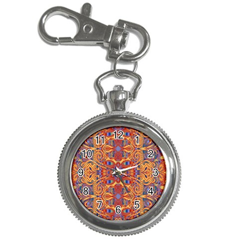 Oriental Watercolor Ornaments Kaleidoscope Mosaic Key Chain Watches from ArtsNow.com Front