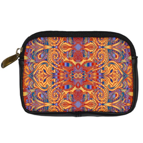 Oriental Watercolor Ornaments Kaleidoscope Mosaic Digital Camera Cases from ArtsNow.com Front