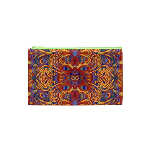 Oriental Watercolor Ornaments Kaleidoscope Mosaic Cosmetic Bag (XS) from ArtsNow.com Front