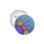 India Ornaments Mandala Balls Multicolored 1.75  Buttons