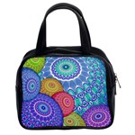 India Ornaments Mandala Balls Multicolored Classic Handbags (2 Sides)