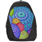 India Ornaments Mandala Balls Multicolored Backpack Bag