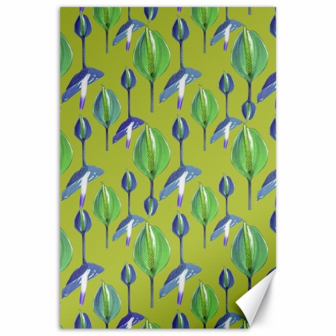 Tropical Floral Pattern Canvas 24  x 36  from ArtsNow.com 23.35 x34.74  Canvas - 1