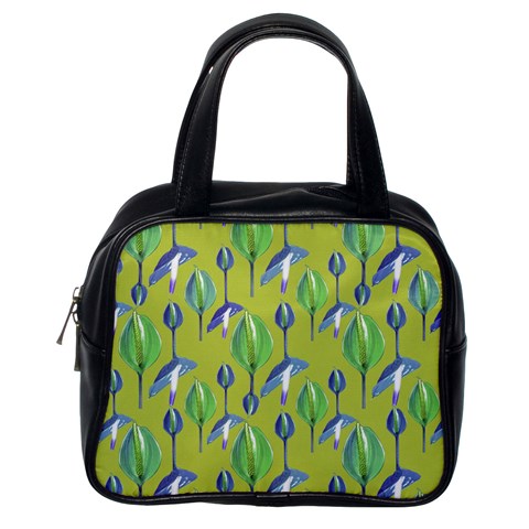 Tropical Floral Pattern Classic Handbags (One Side) from ArtsNow.com Front