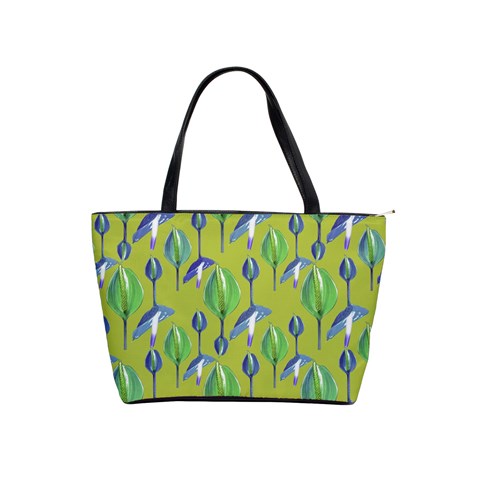 Tropical Floral Pattern Shoulder Handbags from ArtsNow.com Front