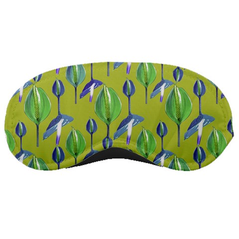 Tropical Floral Pattern Sleeping Masks from ArtsNow.com Front