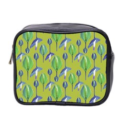 Tropical Floral Pattern Mini Toiletries Bag 2 Front