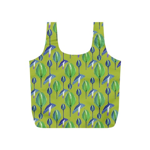 Tropical Floral Pattern Full Print Recycle Bags (S)  from ArtsNow.com Front