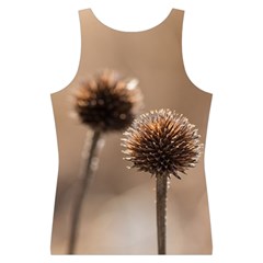Withered Globe Thistle In Autumn Macro Women s Sport Tank Top  from ArtsNow.com Back