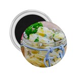 Potato salad in a jar on wooden 2.25  Magnets