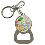 Potato salad in a jar on wooden Bottle Opener Key Chains