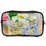 Potato salad in a jar on wooden Toiletries Bags 2-Side