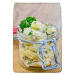 Potato salad in a jar on wooden Flap Covers (L) 