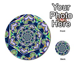 Power Spiral Polygon Blue Green White Multi Front 19