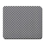 Sports Racing Chess Squares Black White Large Mousepads