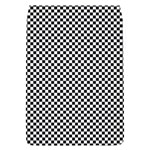 Sports Racing Chess Squares Black White Flap Covers (L) 