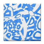 Blue summer design Tile Coasters