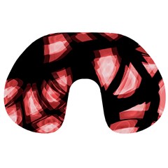 Red light Travel Neck Pillows from ArtsNow.com Back