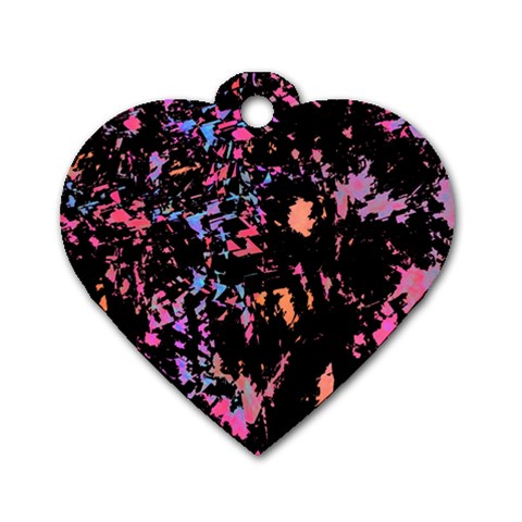 Put some colors... Dog Tag Heart (Two Sides) from ArtsNow.com Front