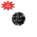 Black and white miracle 1  Mini Buttons (10 pack) 