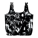 Black and white miracle Full Print Recycle Bags (L) 