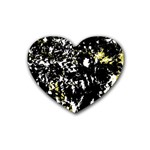 Little bit of yellow Heart Coaster (4 pack) 