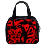 Red design Classic Handbags (2 Sides)