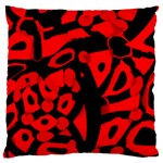 Red design Standard Flano Cushion Case (One Side)