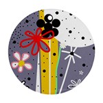 Flowers Ornament (Round) 