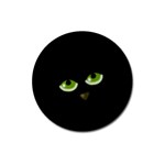 Halloween - back cat Magnet 3  (Round)