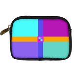 Right Angle Squares Stripes Cross Colored Digital Camera Cases