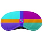 Right Angle Squares Stripes Cross Colored Sleeping Masks