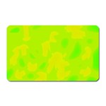 Simple yellow and green Magnet (Rectangular)