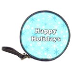 Happy holidays blue pattern Classic 20-CD Wallets