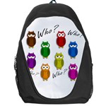 Cute owls - Who? Backpack Bag