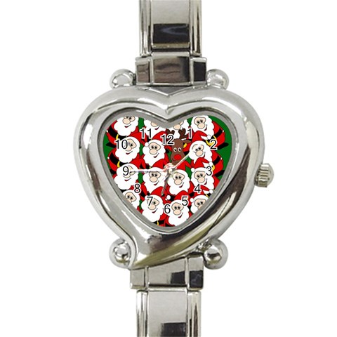 Did you see Rudolph? Heart Italian Charm Watch from ArtsNow.com Front