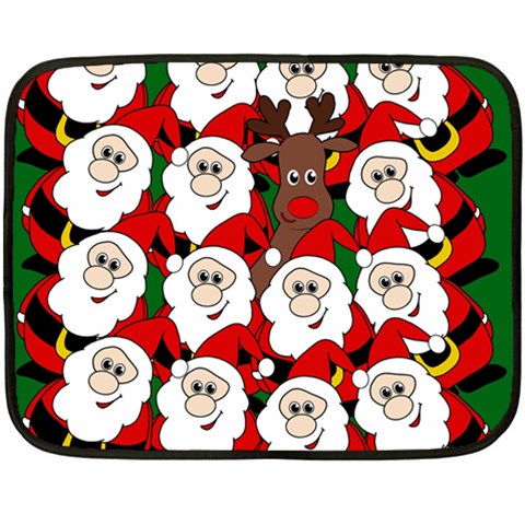 Did you see Rudolph? Fleece Blanket (Mini) from ArtsNow.com 35 x27  Blanket