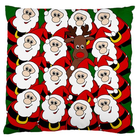 Did you see Rudolph? Large Cushion Case (One Side) from ArtsNow.com Front