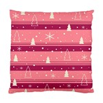 Pink Xmas Standard Cushion Case (Two Sides)
