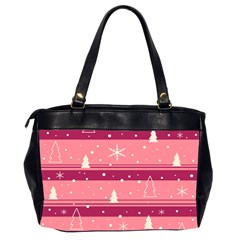 Pink Xmas Office Handbags (2 Sides)  from ArtsNow.com Back