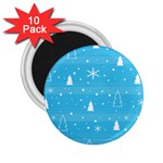 Blue Xmas 2.25  Magnets (10 pack) 