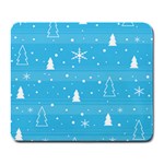 Blue Xmas Large Mousepads